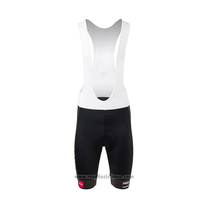 2021 Abbigliamento Ciclismo Jumbo Visma Rosso Manica Corta e Salopette